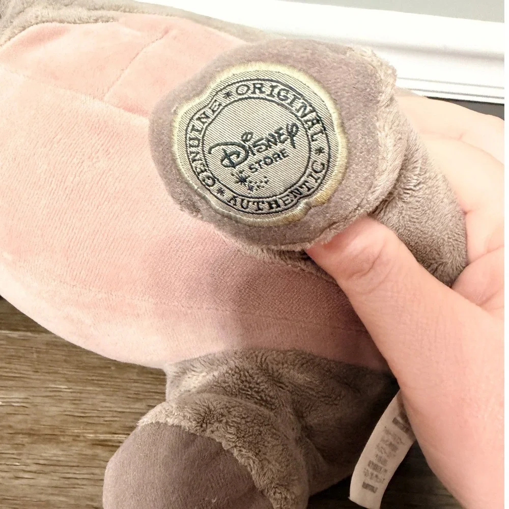Disney Store Lion Guard Beshte Hippo Plush Stuffed Animal Gray Pink